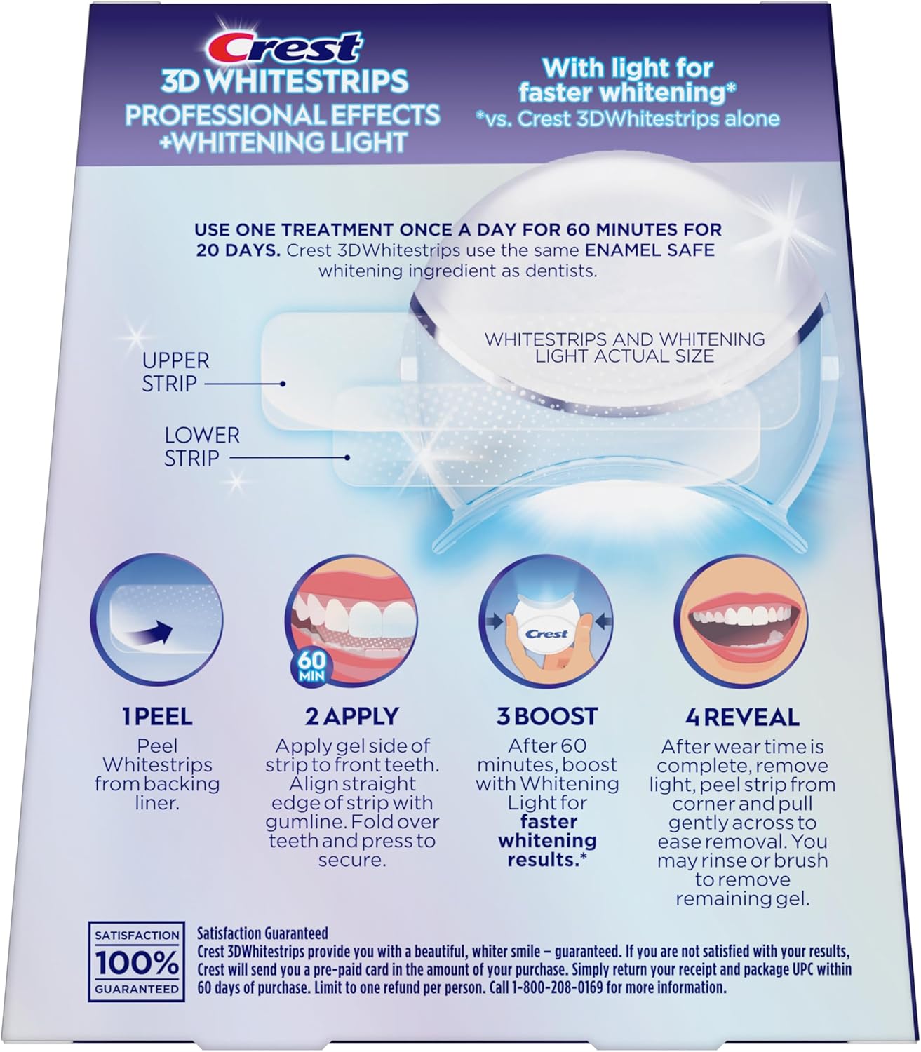Crest_3D_Whitestrips_Professional_Effects_+_LED_Light_–_Teeth_Whitening_Kit,_1_Light_+_20_Treatments,_Each_with_1_Upper/1Lower,_40_Strips_–_Crest_3DWhite_Teeth_Whitening_Strips