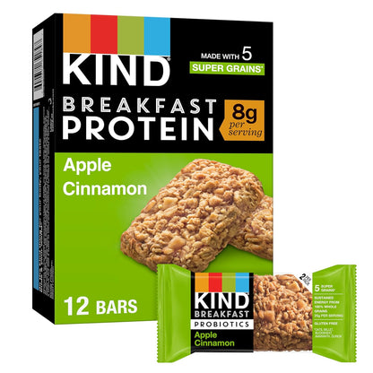 KIND_Breakfast_Protein,_Healthy_Snack_Bar,_Apple_Cinnamon,_Gluten_Free_Breakfast_Bars,_8g_Protein,_1.76OZ_Packs,_12_Count