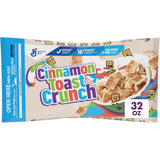 Cinnamon Toast Crunch Breakfast Cereal, Crispy Cinnamon Cereal, Value Bag, 32 oz