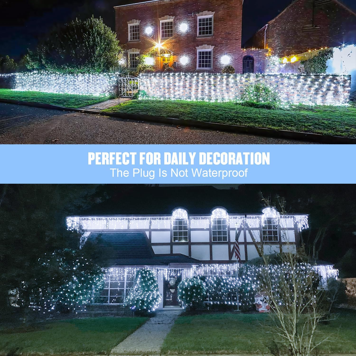 JMEXSUSS_Outdoor_Net_Lights_Waterproof,_12ft_x_5ft_with_8_Modes_Remoter,_360_LED_Plug_in_Net_Lights_for_for_Bush_Patio_Christmas_Tree_Decor_(Clear_Wire,_White)
