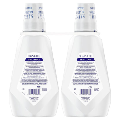 Crest_Mouthwash/Mouth_Rinse,_3D_White_Brilliance_Whitening,_Alcohol_Free,_Clean_Mint,_2x1L_(33.8_fl_oz)