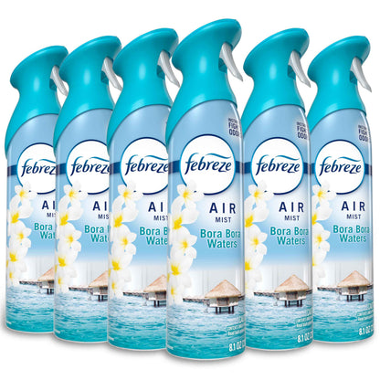 Febreze Air Mist, Air Freshener Spray, Odor Fighting Room Spray, Deodorizer for Home Bathroom Kitchen Office Apartment Dorm Room Classroom