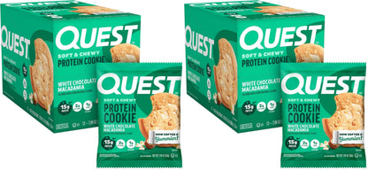 Quest Nutrition Protein Cookie, 15g Protein, 1g Sugar, 2g Net Carbs, Keto Friendly, High Protein, Low Carb; 12 Count