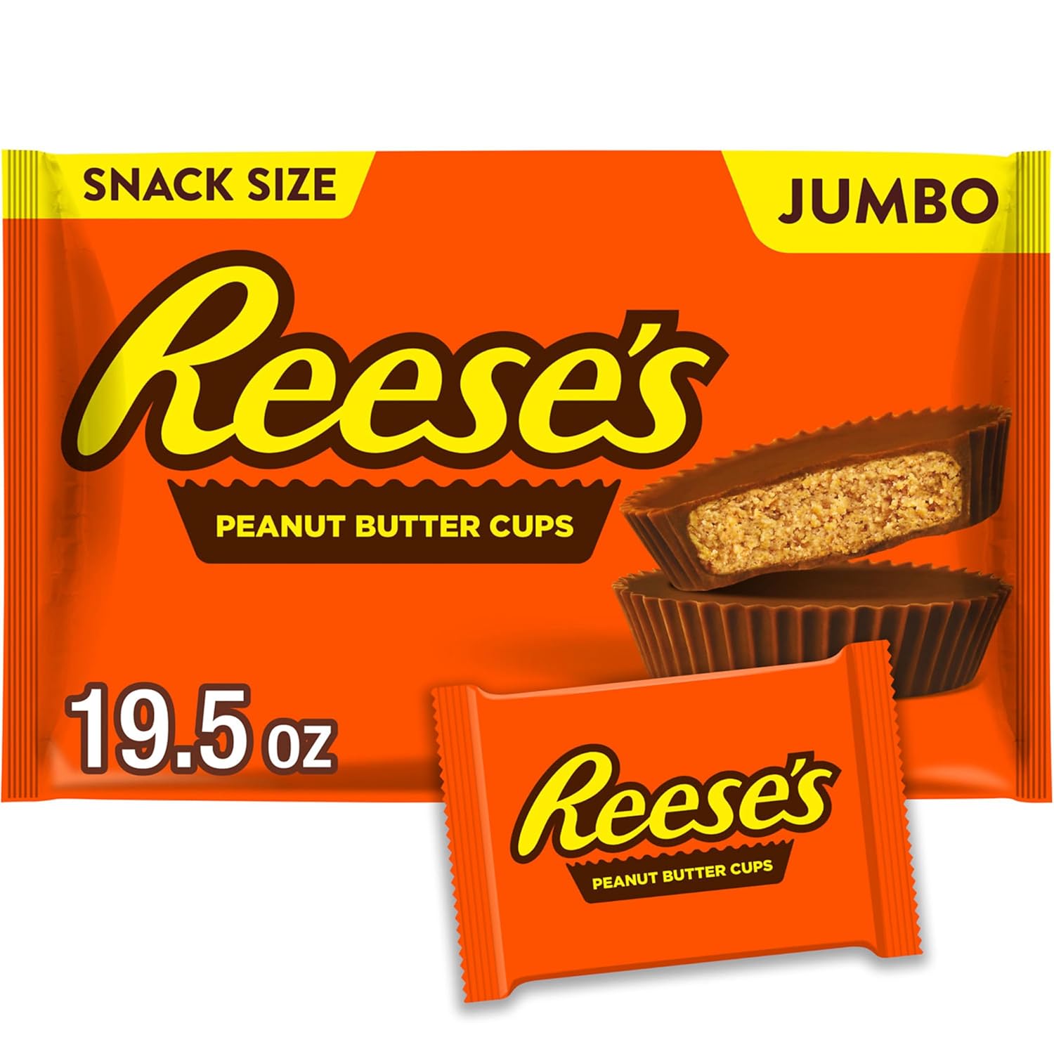REESE'S_Milk_Chocolate_Snack_Size_Peanut_Butter_Cups,_Candy_Jumbo_Bag,_19.5_oz