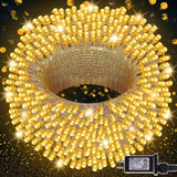 300 LED Halloween Lights, 98.5FT Halloween String Lights with 8 Lighting Modes, Waterproof & Connectable Mini Light, Plug in for Indoor Outdoor Holiday Christmas Party Bedroom Decorations