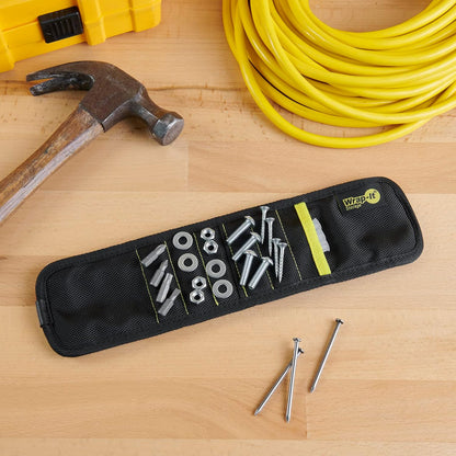 MagSnap_Magnetic_Wristband_by_Wrap-It_Storage_-_Black_-_Great_Father_Gift_Wrist_Magnet_Tool_Belt_and_Screw_Holder