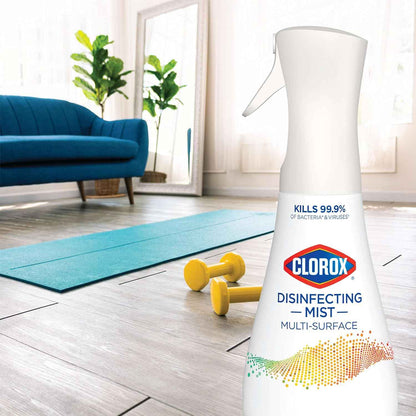 Clorox Disinfecting Mist, Lemon and Orange Blossom, 1 Spray and 1 Refill