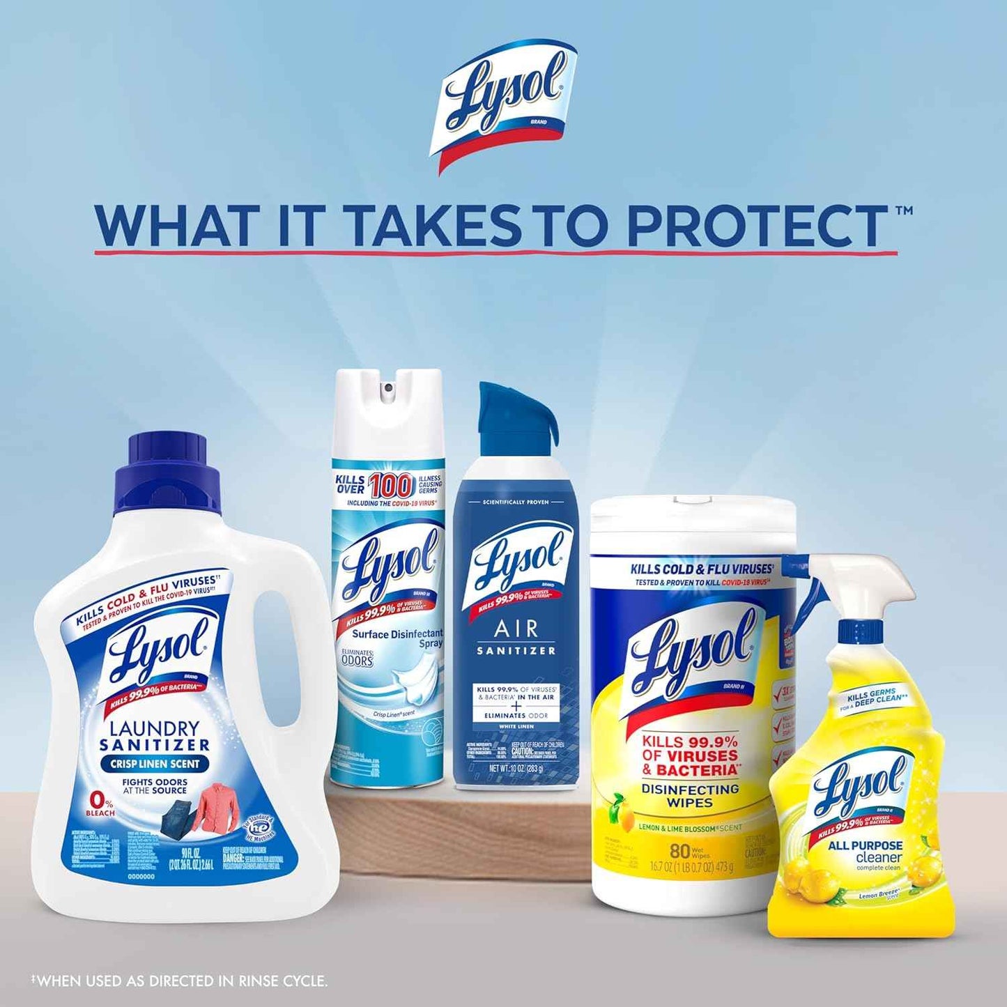 Lysol Laundry Sanitizer Additive, Free & Clear, Free from Fragrance and Dyes, 0% Bleach Laundry Sanitizer, Bacteria-causing Laundry Odor Eliminator, Unscented, 90 Fl Oz