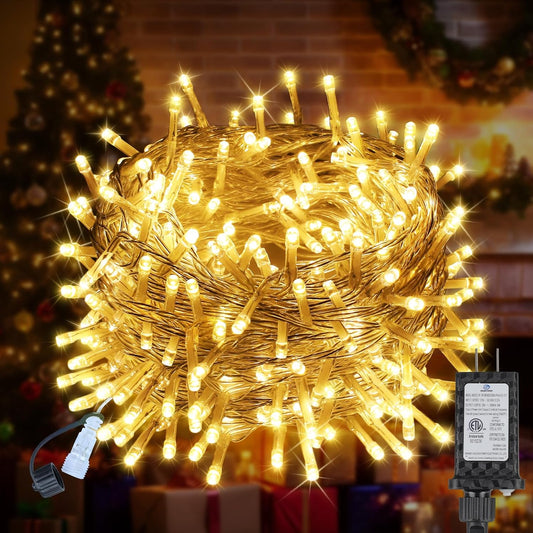 70FT_200LED_Christmas_String_Lights_Plug_in,_Outdoor_Indoor_Connectable_Twinkle_Fairy_Lights_with_Timer_and_8_Modes,_Christmas_Tree_Lights_for_Garden_Party_Wedding_Christmas_Decoration,_Warm_White