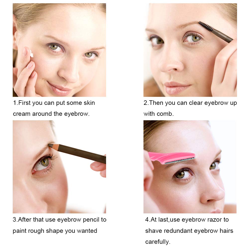66_Eyebrow_Razor_and_Face_Razor_for_Women_and_Men,_Eyebrow_Hair_Trimmer_and_Shaver_with_Protective_Cover,Safe_and_Newbie_Friendly_Makeup_Case_Cosmetic