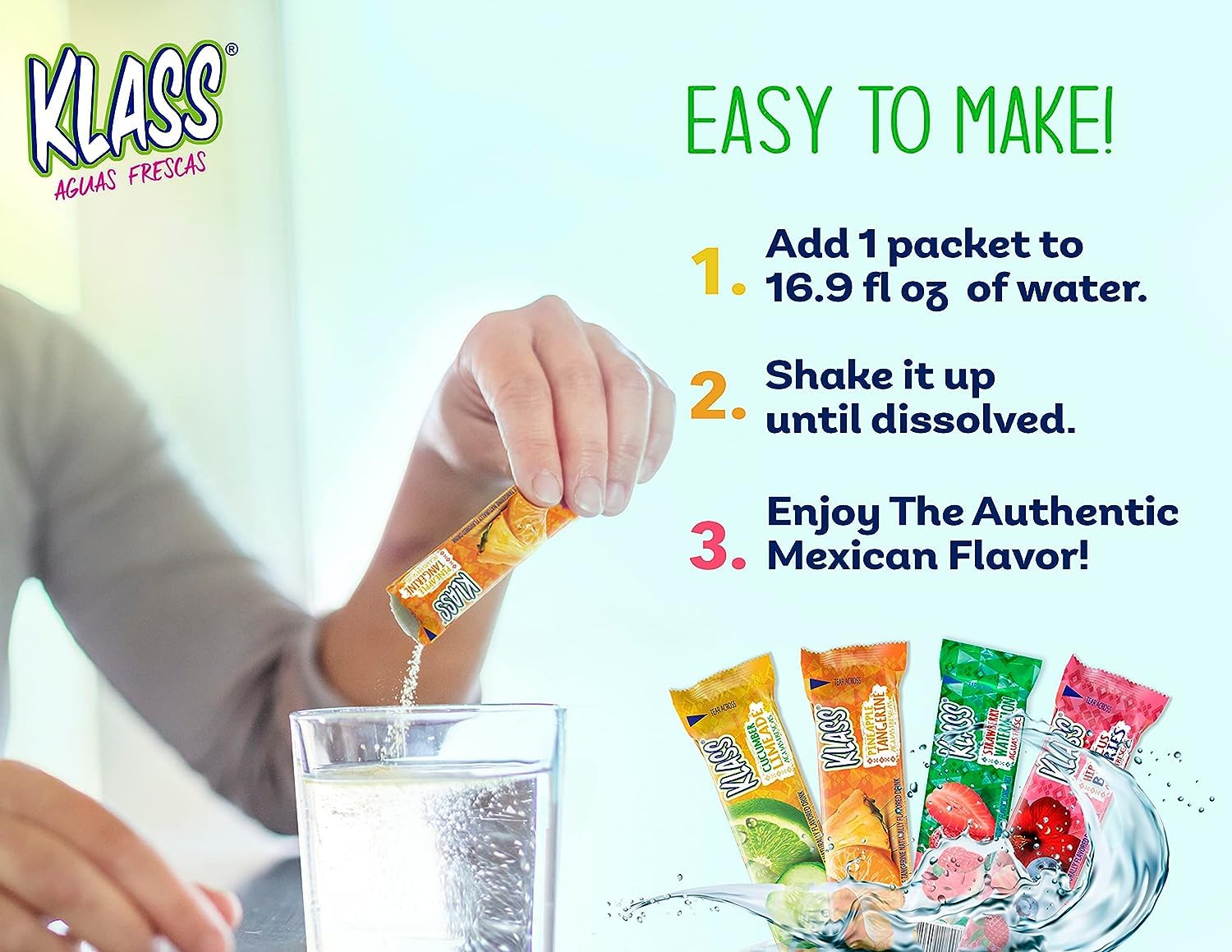 Powdered_Drink_Mix_Klass_Aguas_Frescas,_44_Sugar_Free_Powder_Packets_Beverage_Fruit_Cucumber_Mixed_Juice