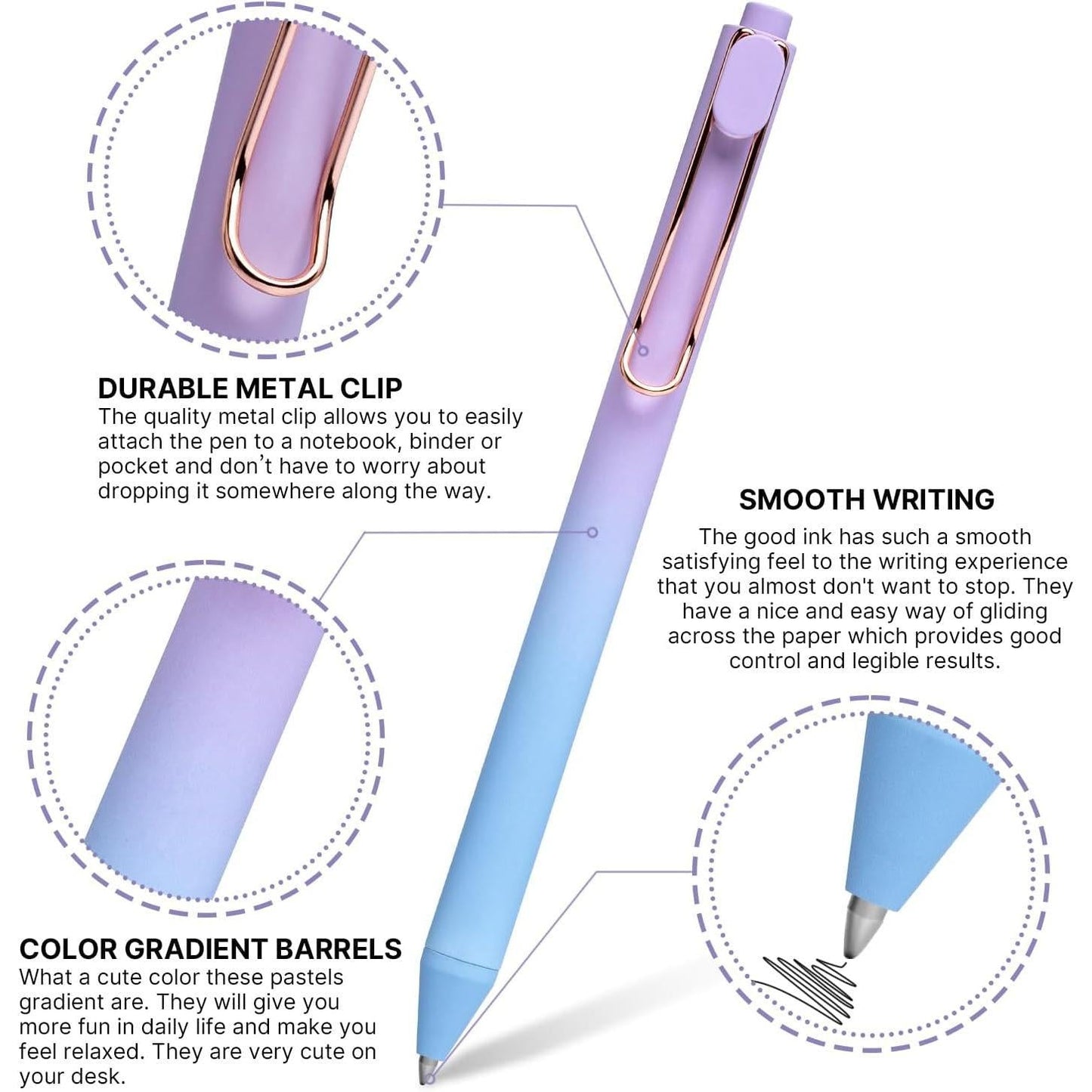 Gel_Pens,_Smooth_Writing_Pens_No_Bleed_&_Smear,_Black_Ink_Cute_Pens_Fine_Point_(0.5mm),_Retractable_Aesthetic_Journaling_Pens_School_Office_Supplies_for_Women_&_Men