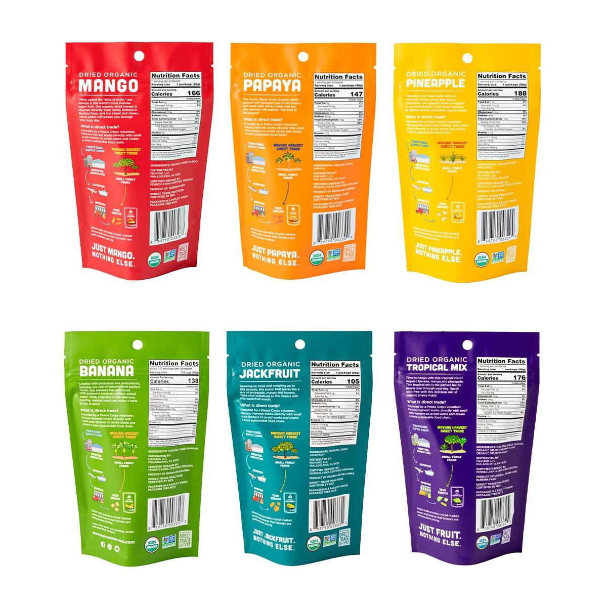 Mavuno_Harvest_Organic_Dried_Fruit_Variety_Pack_|_Dried_Mango,_Papaya,_Pineapple,_Banana,_Jackfruit,_&_Tropical_Mix_|_Healthy,_Vegan,_No_Sugar_Added,_Non_GMO_Snacks_for_Kids_&_Adults_|_2_Ounce,_6_Pack