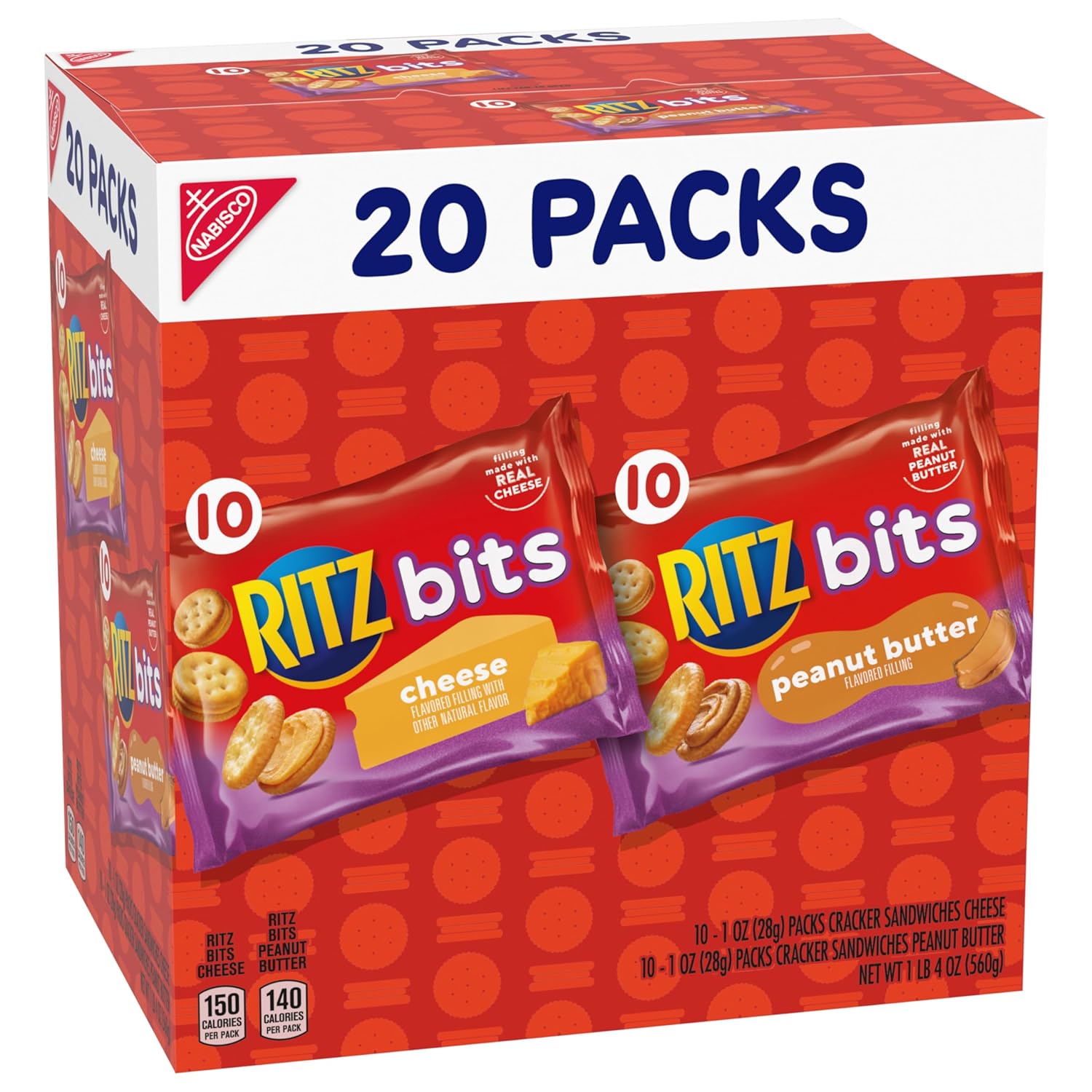 RITZ_Bits_Cheese_and_RITZ_Bits_Peanut_Butter_Cracker_Sandwiches_Variety_Pack,_20_Snack_Packs_with_Assorted_Flavors_and_Variety