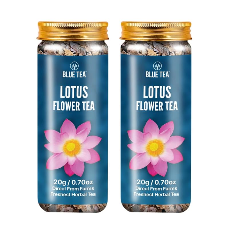 BLUE_TEA_-_Lotus_Flower_1.40_Oz_20_Cups_|_PRIME_SAVING_DAY_SUPER_ANTIOXIDANT_Refreshing_Herbal_Caffeine_Free_Based_Detox_Non_Bitter_Non-GMO_Pet_Jar_Packaging