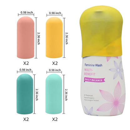 8_Pack_Silicone_Bottle_Covers,_Travel_Essentials_for_Women_Men,_Travel_Size_Toiletries,_Cruise_Ship_Essentials,_Accessories_Luggage,_Travel_Must_Haves,_Elastic_Sleeves_for_Leak_Proofing