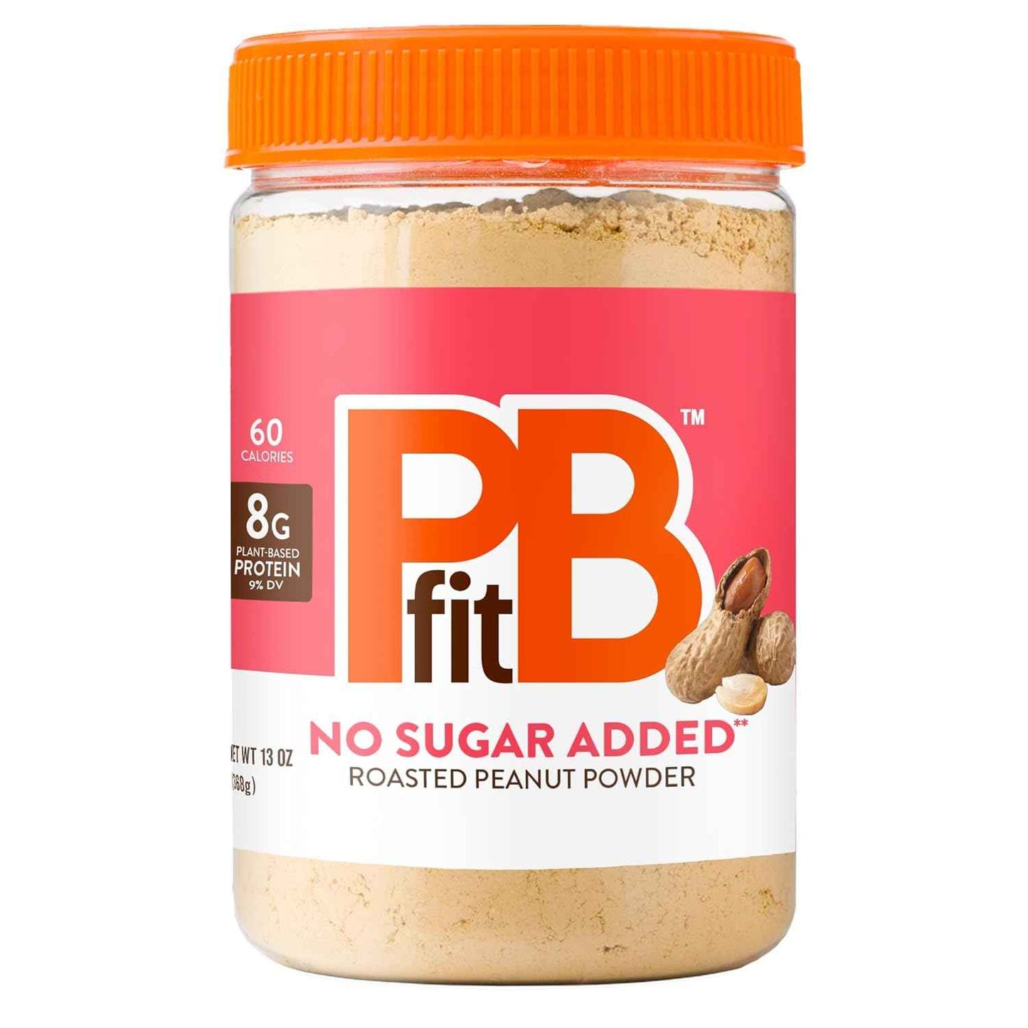 PBfit No Sugar Added Peanut Butter Powder for Clutter-Free Pantry, Three-Ingredient Protein for Simple Living