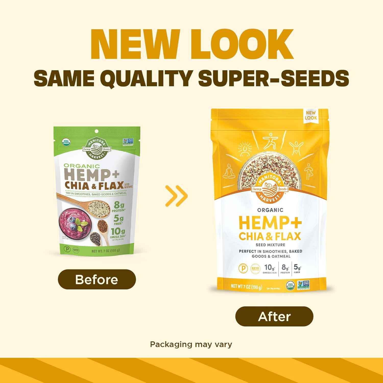 Manitoba Harvest Hemp Chia Flax Blend – Clean-Label Three-Seed Mix for Intentional Pantry Storage