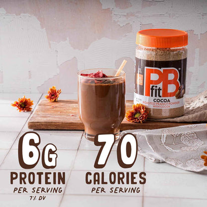PBfit Peanut Butter Powder – Kid-Approved Baking Ingredient for Family Cookies, Muffins, and Pancakes, 8g Protein