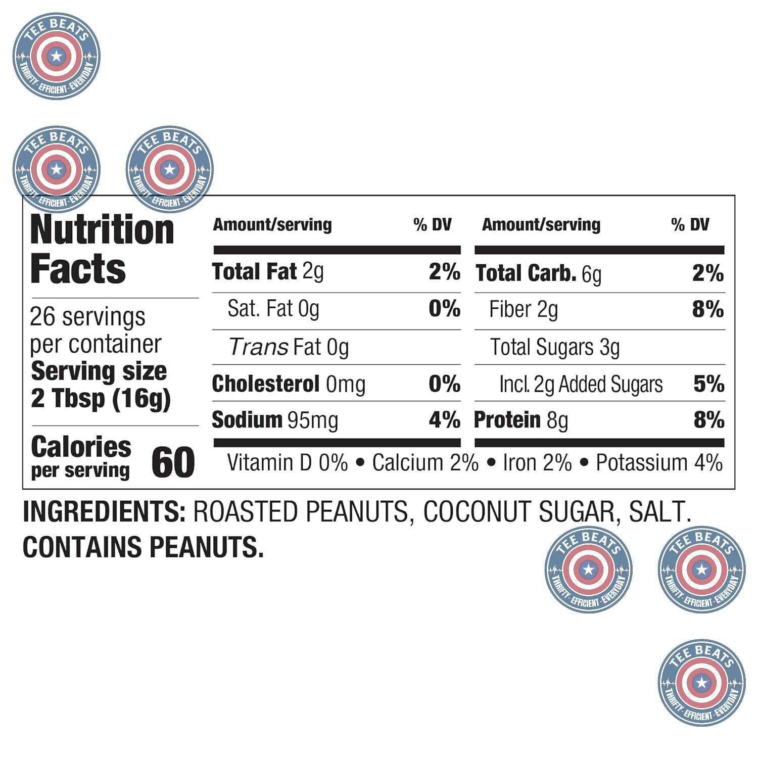 PBfit Powdered Peanut Butter – Easy-to-Mix Kids' Smoothie Add-In for Breakfast Tables, Plant-Based Protein Source