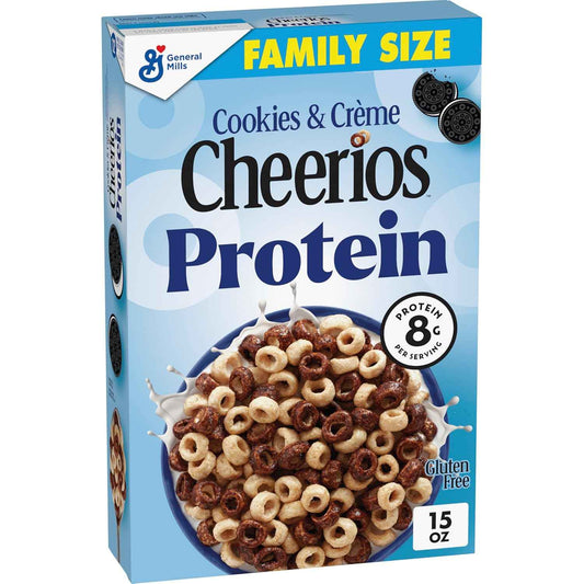 Cheerios Protein Cereal, Cookies and Crème – Quick High-Protein Breakfast for Focused Home Office Mornings