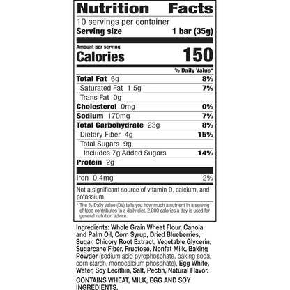 Nature Valley Soft Baked Muffin Bars – Mess Free Camping Snack, Individually Wrapped 10 Count