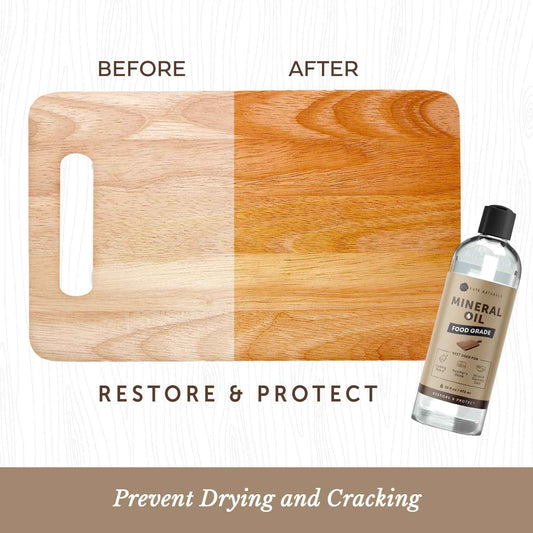 Kate Naturals Food Safe Mineral Oil – Thoughtful Housewarming Gift for New Homeowners and Wedding Registry Picks