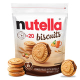 Nutella Biscuits – Pre-Portioned Office Snack for Desk Drawer, Break Room, and Team Meetings, 20 Pack