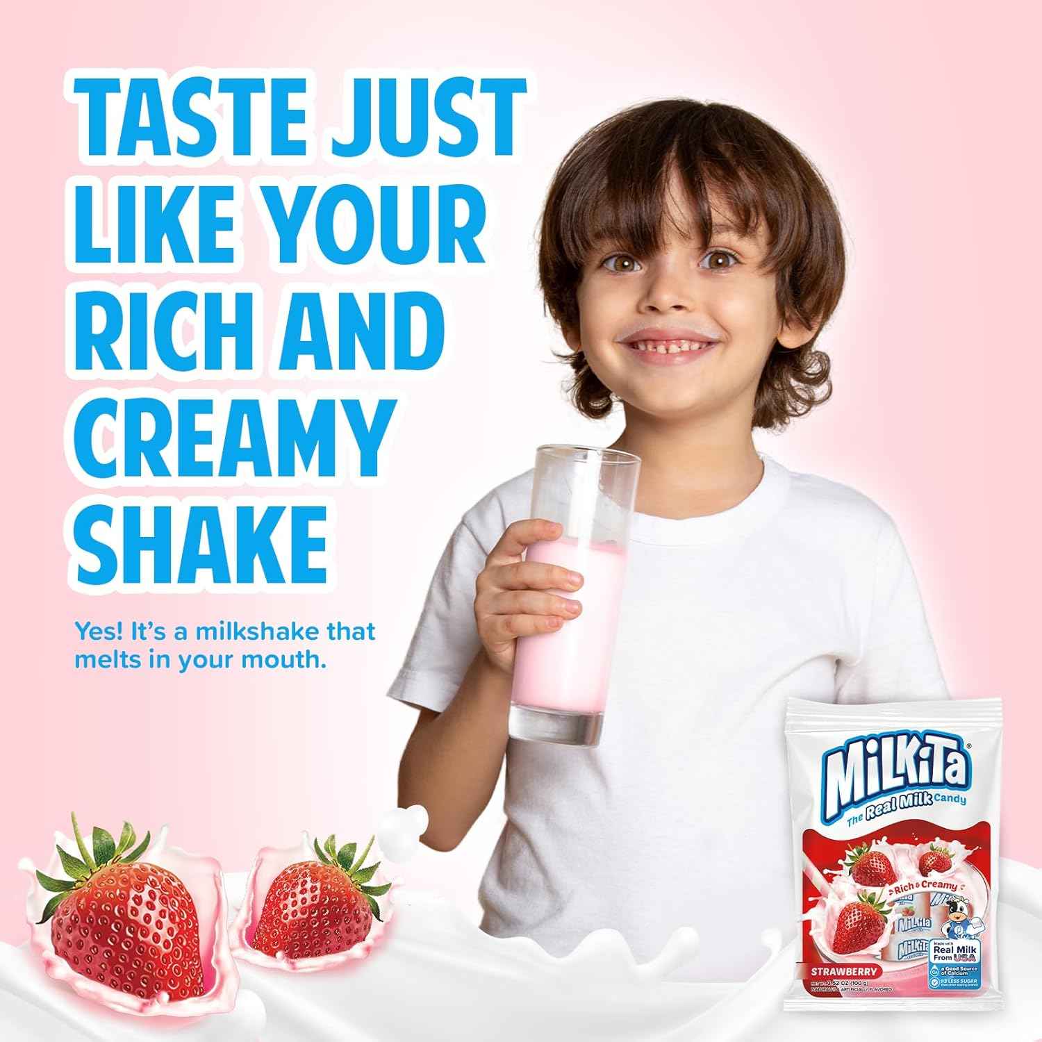 Milkita Honeydew Melon Milk Candy – Guilt-Free Self-Care Snack for Mindful Indulgence, Lower-Sugar Chews