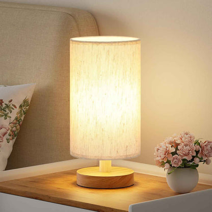 Fenmzee Small Table Lamp for Bedroom - Thoughtful Housewarming Gift Lamp with Included Bulb and Ready-to-Give Packaging