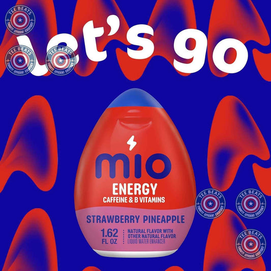 mio Energy Strawberry Pineapple Drops – Trail and Gym Bag Hydration for Active Lifestyles