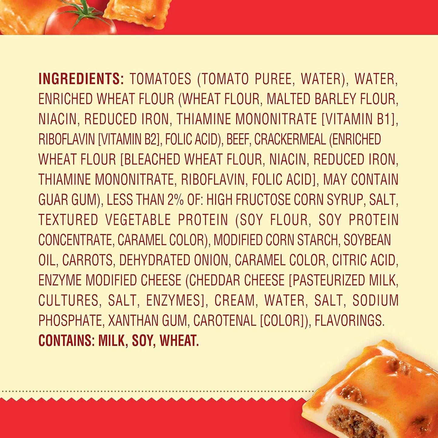Chef Boyardee Beef Ravioli 15 oz Cans – Throwback Comfort Food Gift Basket Add-On for the 80s and 90s Kid