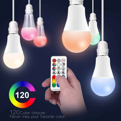 ILC Color Changing LED Bulb – Housewarming Gift for New Homeowners, 120 Color Mood Light with Remote