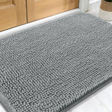 OLANLY Dog Door Mat for Muddy Paws, Absorbent & Non-Slip, Quick Dry Chenille, Washable Mud Mat for Dogs, Indoor Entry Floor Mat