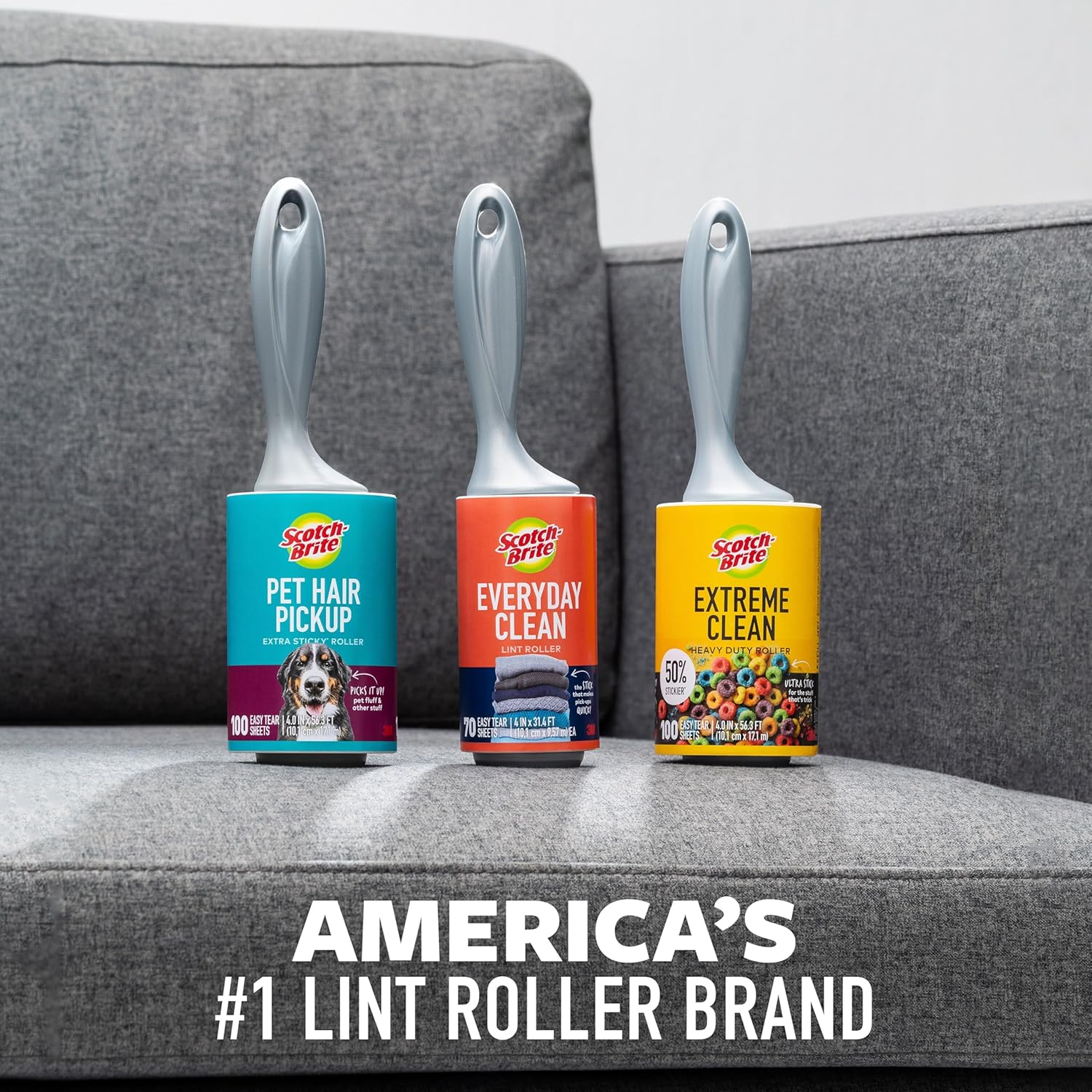 Scotch-Brite_Everyday_Clean_Lint_Roller,_Lint_Roller_for_Pet_Hair,_Clothing,_Furniture_and_More,_5_Lint_Rollers,_95_Sheets/Roller,_475_Sheets_Total,_Lint_Remover_for_Clothes,_Pet_Hair_Removal