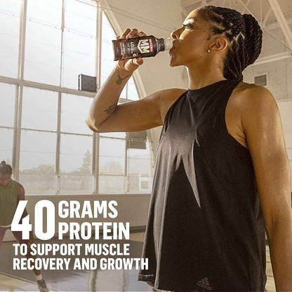 Muscle Milk Pro Advanced Nutrition Protein Shake, 14 Fl Oz Bottle, 12 Pack, 40g Protein, 1g Sugar, 16 Vitamins & Minerals, 6g Fiber, Workout Recovery, Packaging May Vary