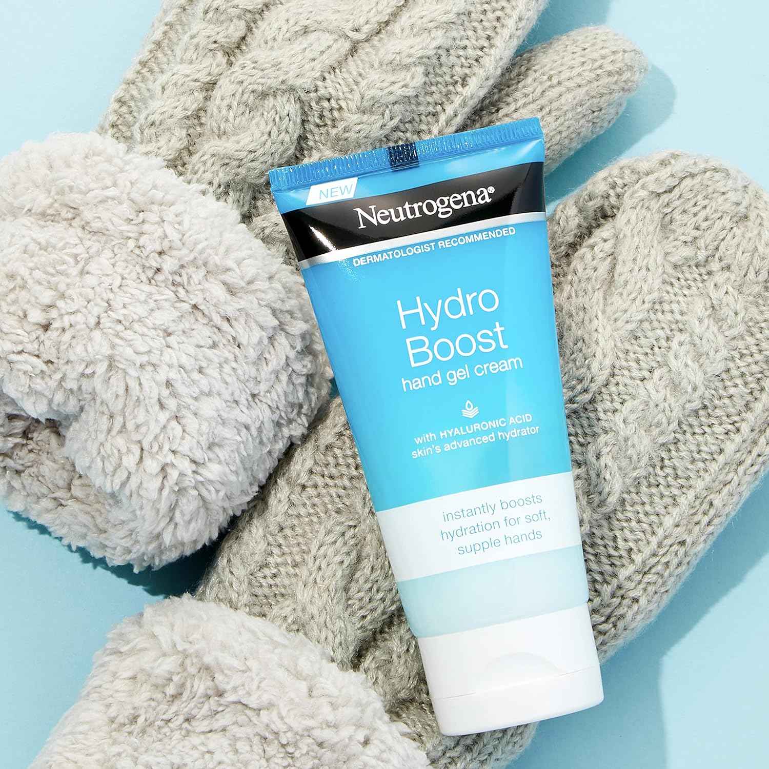 Neutrogena Hydro Boost Hydrating Hand Gel Cream with Hyaluronic Acid for Instantly Quenched, Soft & Supple Hands, Lightweight, Non-Greasy & Quick Absorbing Hand Lotion, Travel Size, 3 Oz