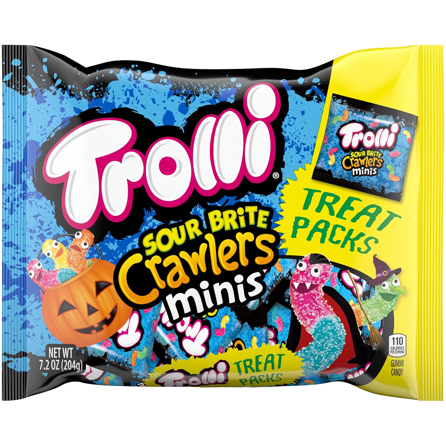 Trolli_Sour_Brite_Crawlers_Minis,_Candy_Gummy_Worms,_Halloween_Trick_or_Treat_Size_Pouches,_7.2oz