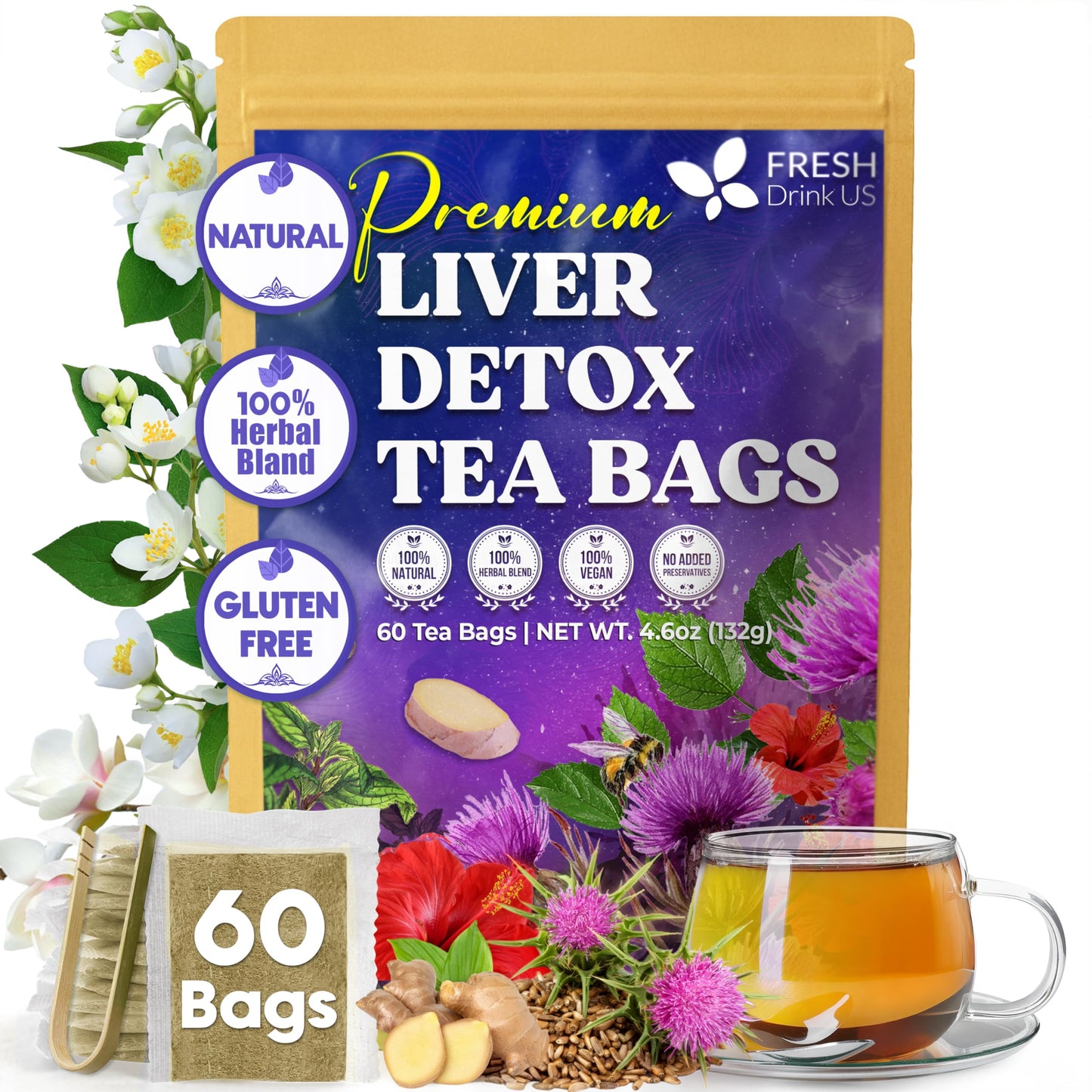 Liver Detox - 60 Tea Bags
