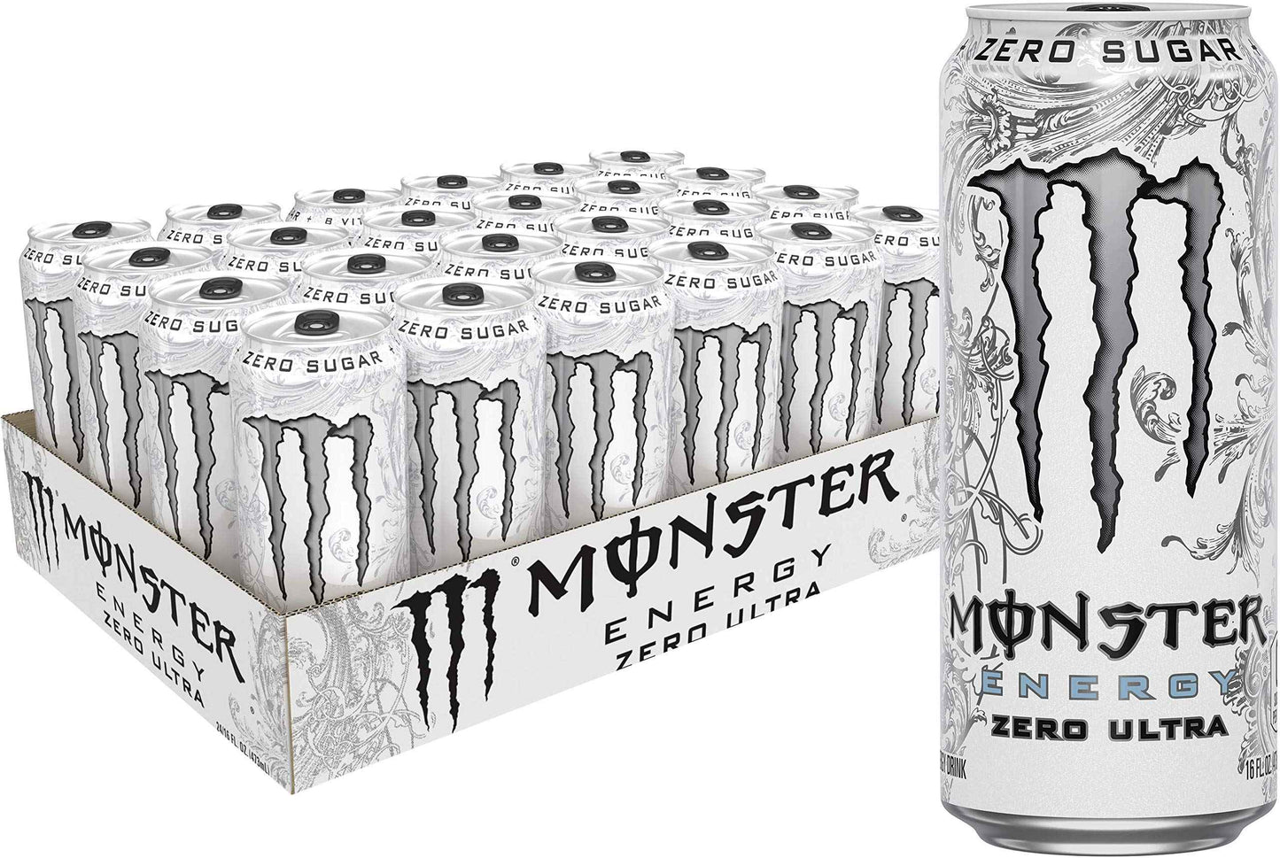Monster Energy Ultra Variety Pack, PKZSD, Sugar Free Energy Drink, 16 Ounce | Pack of 15