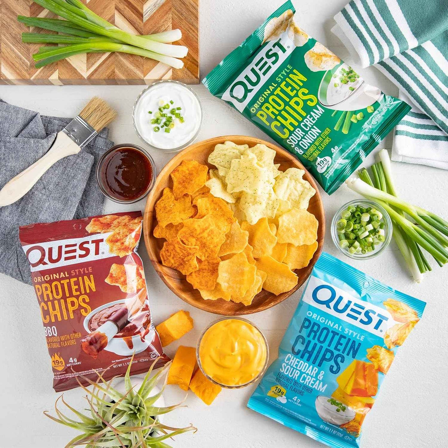 Quest Nutrition Protein Chips Variety Pack High Protein, Low Carb, 1.1 oz