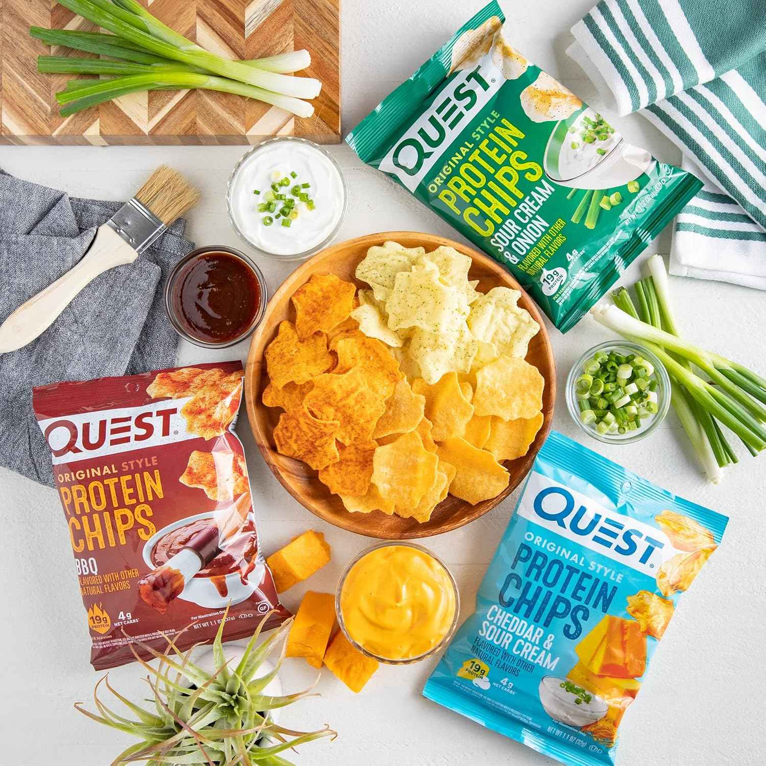 Quest Nutrition Protein Chips Variety Pack High Protein, Low Carb, 1.1 oz