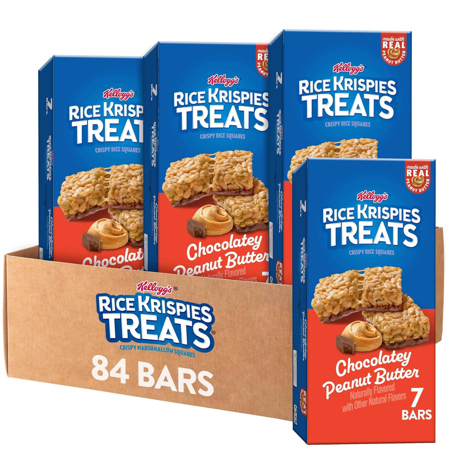Rice Krispies Treats Crispy Marshmallow and Rice Squares, Lunch Snacks, Kids Snacks