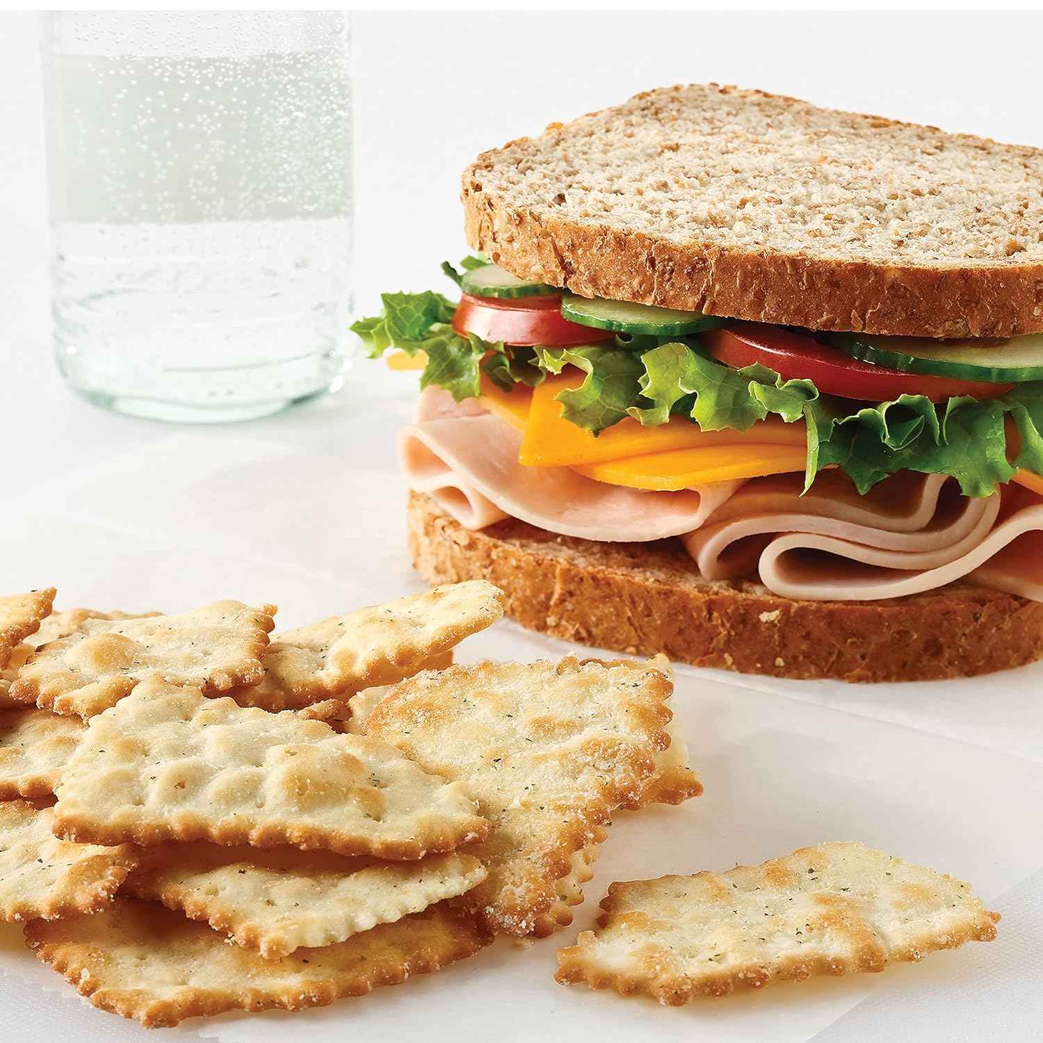 Nabisco Cracker Variety Pack, RITZ Toasted Chips, Wheat Thins Snacks Whole Grain Wheat Crackers and Triscuit Minis Whole Grain Wheat Vegan Crackers
