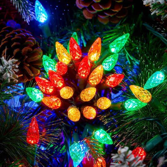 Joiedomi_C6_LED_Christmas_String_Lights,150_Count_Strawberry_Christmas_Trees_Lights,_50.6FT_Connectable_Multicolor_for_Indoor_Outdoor_Holiday_Party_Decor,Green_Wire