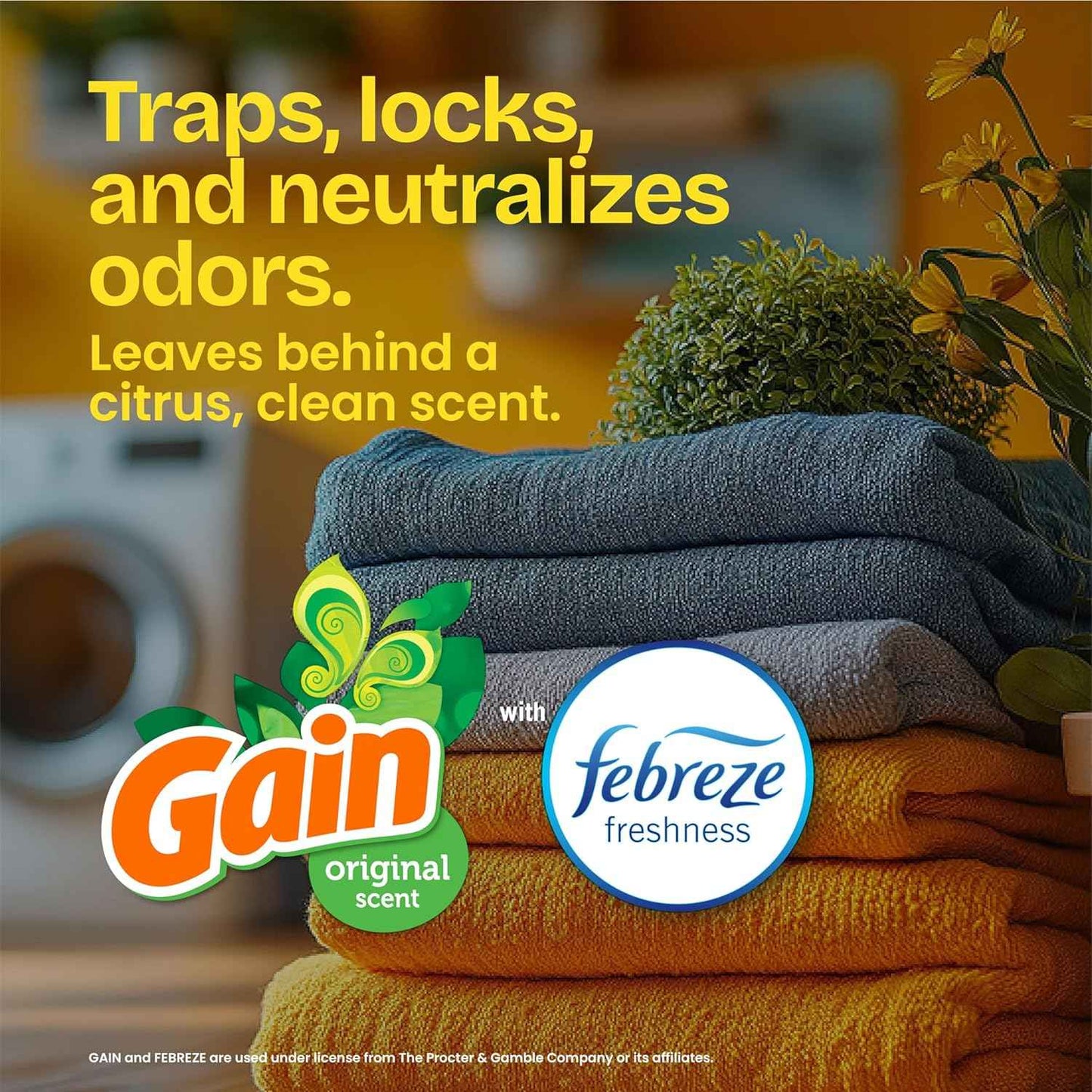 Glad ForceFlex Tall Kitchen Trash Bags, 13 Gallon, Gain Original