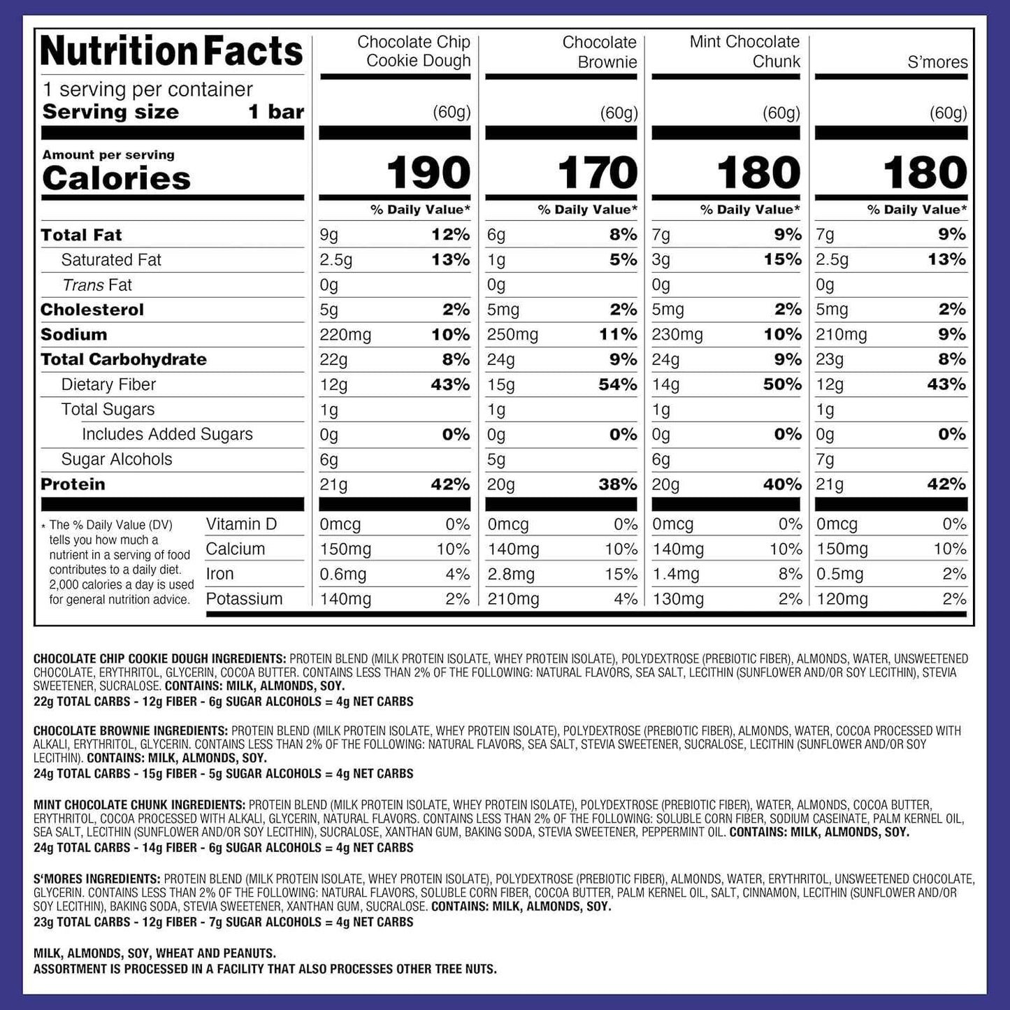 Quest Nutrition Ultimate Variety Pack Protein Bars, High Protein, Low Carb, Gluten Free, Keto Friendly