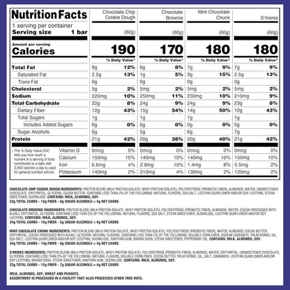 Quest Nutrition Ultimate Variety Pack Protein Bars, High Protein, Low Carb, Gluten Free, Keto Friendly