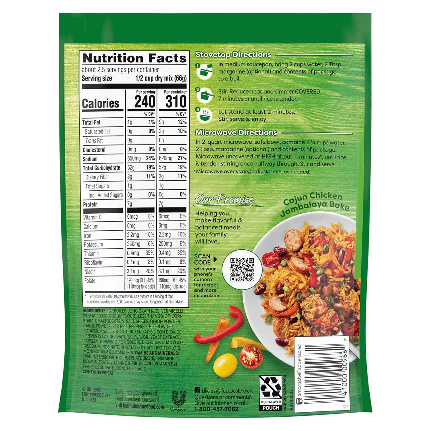 Knorr Rice Sides for a Delicious + Quick Side Dish, with 100% U.S. Grown Rice