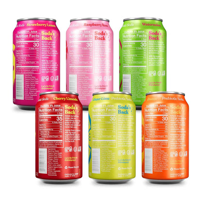 Poppi Sparkling Prebiotic Soda Beverage with Apple Cider Vinegar, Seltzer Water and Fruit Juice, 12 Fl Oz, Pack of 12, Packaging May Vary